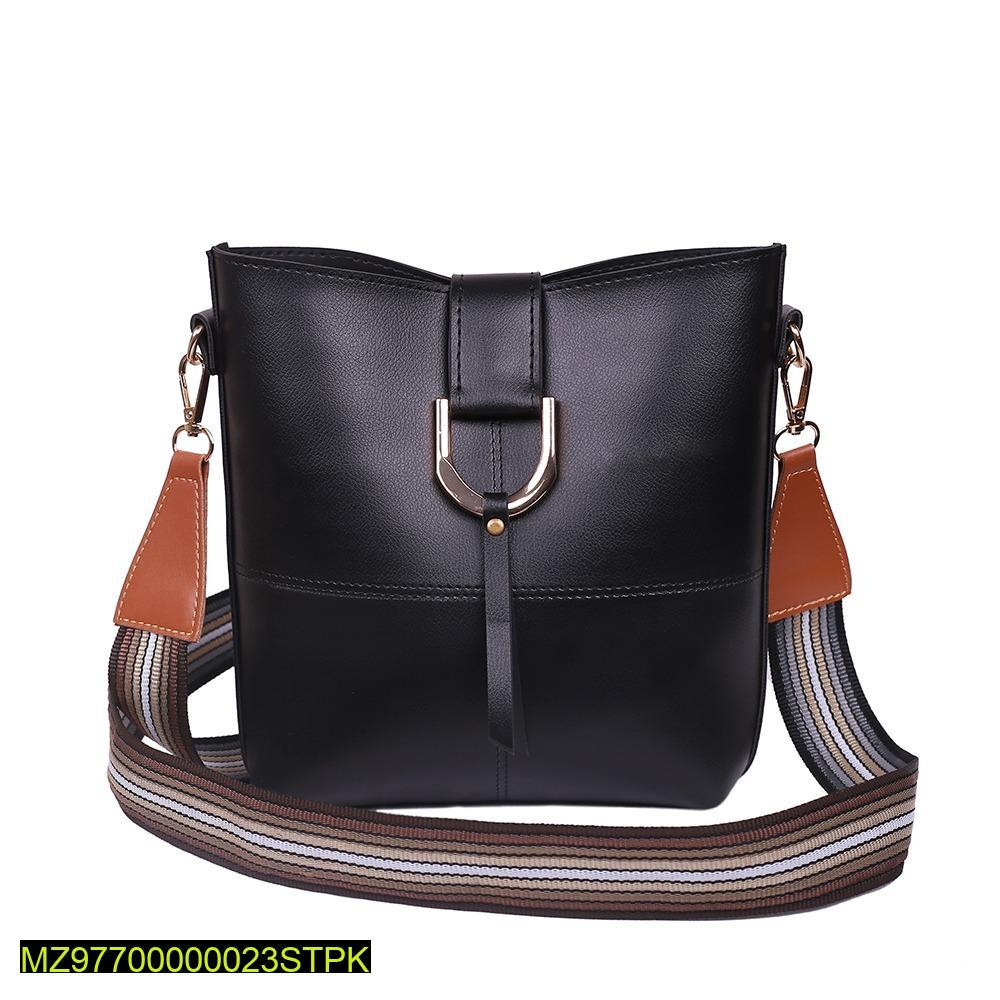 Grain Textured PU Leather Crossbody Bag – Slim 9 Inch Shoulder Purse for Women